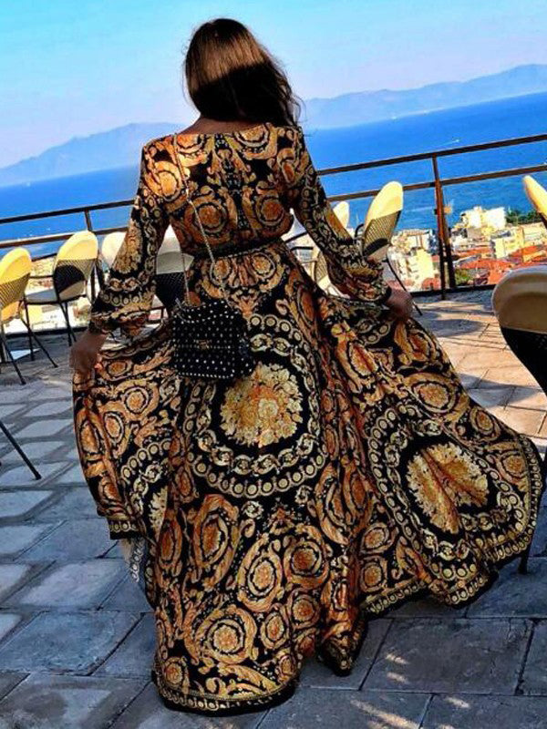Boho šaty s potiskem Faye — pohled 6