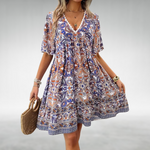 Rozevláté boho šaty Quinley — pohled 2