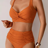 Letní bikiny Laluna® s vysokým pasem — pohled 2