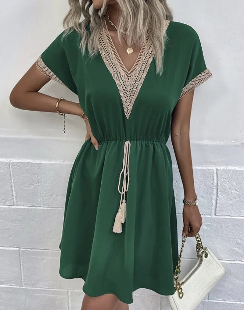 Elegantní boho šaty Sabrina — pohled 4