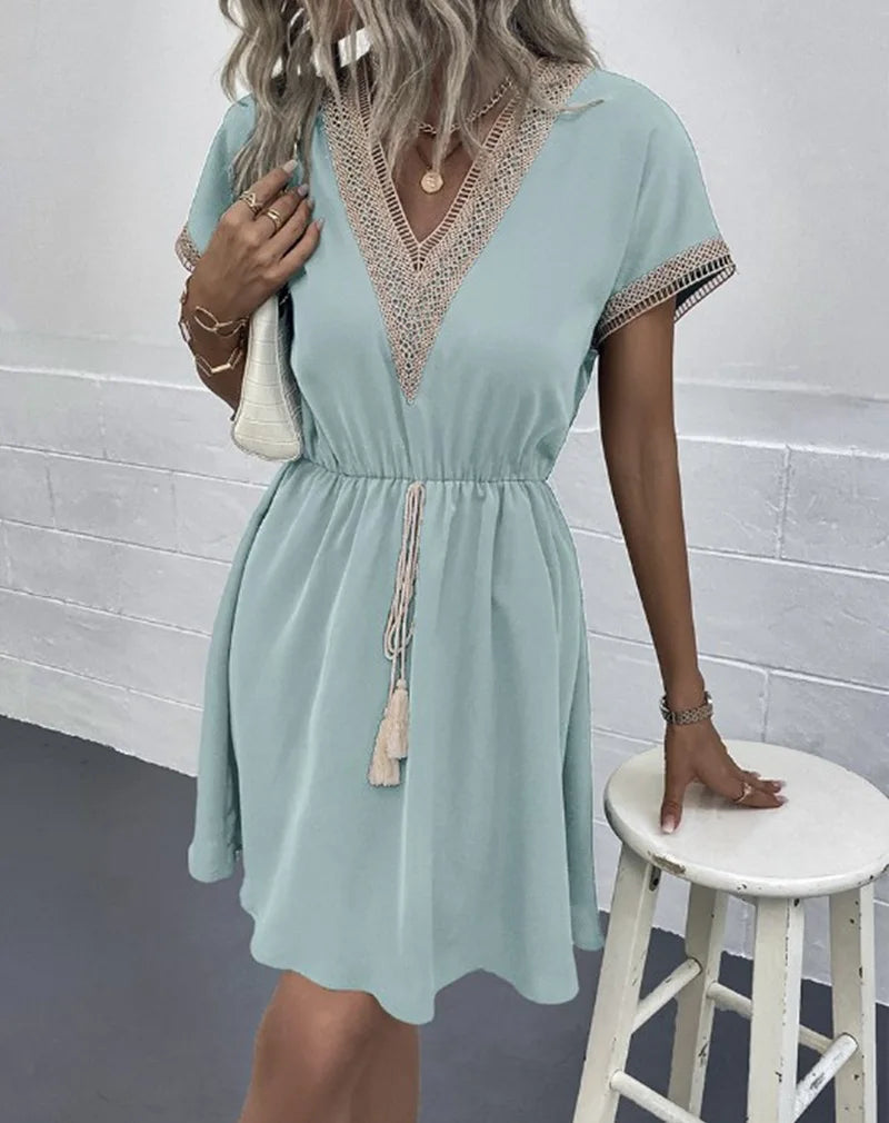 Elegantní boho šaty Sabrina — pohled 2