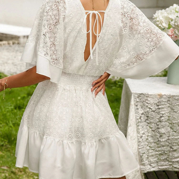 Boho krajkové šaty Carole — pohled 2