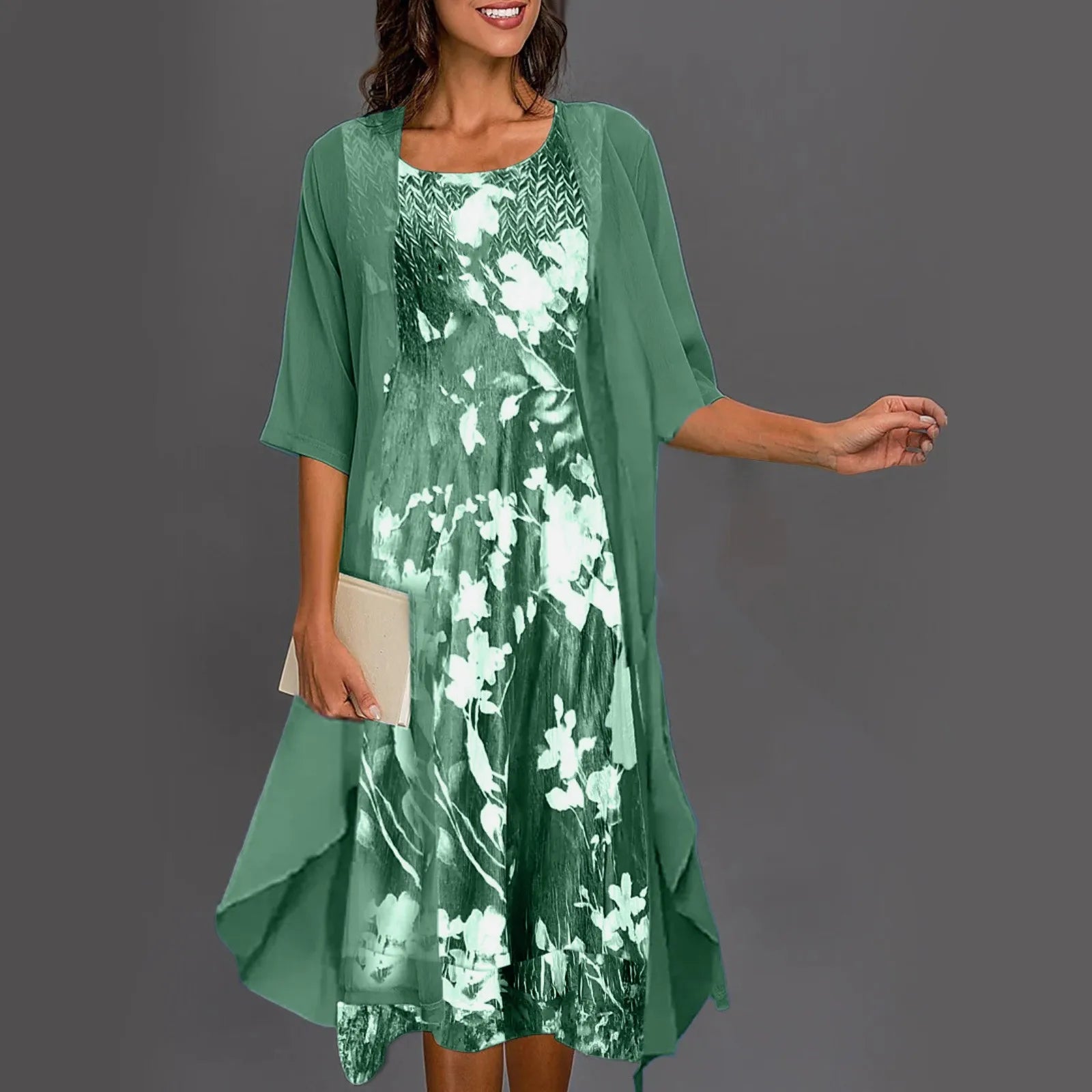 Elegantní komplet šatů Anita — pohled 2