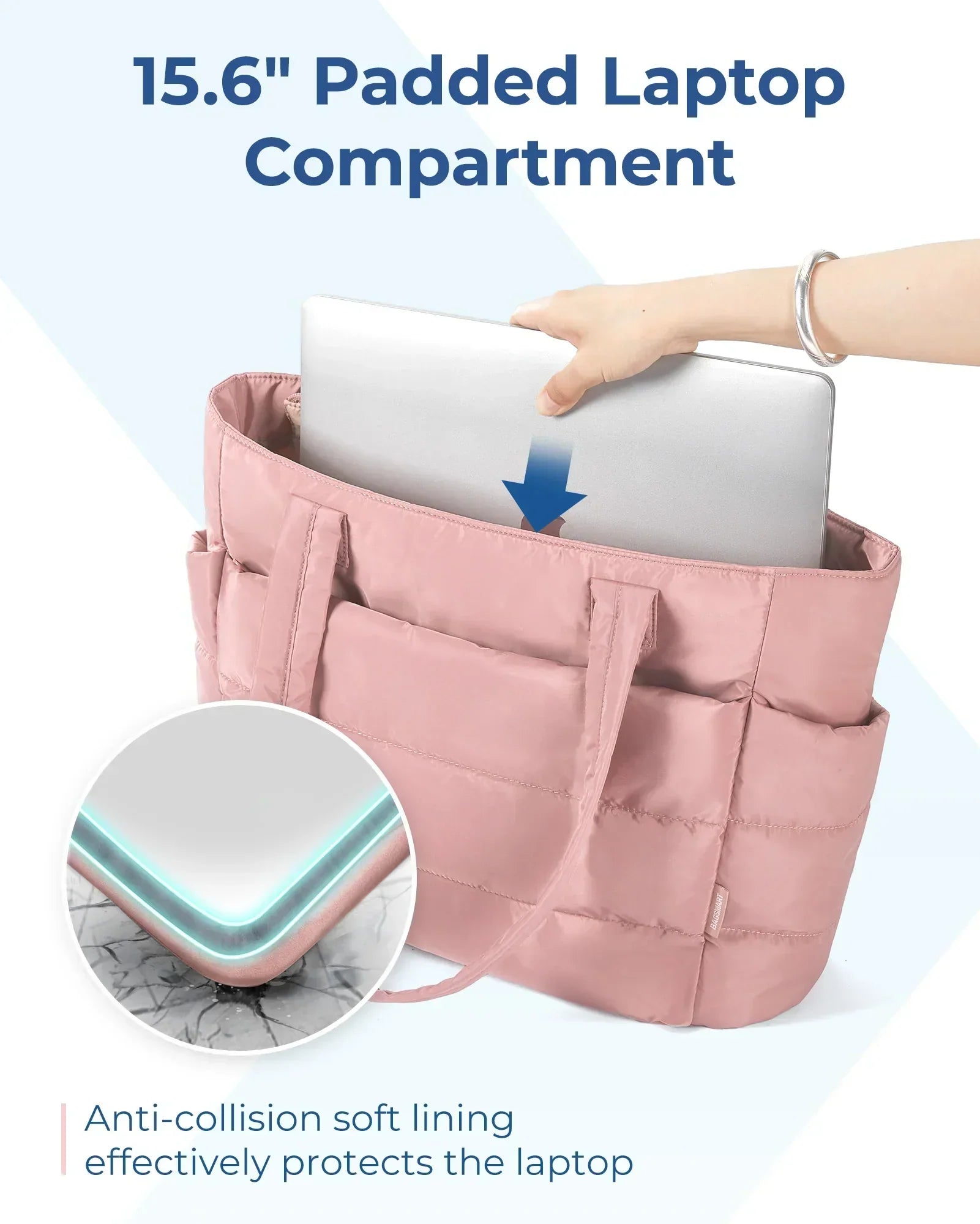 Taška shopper Ava Puffy — pohled 6