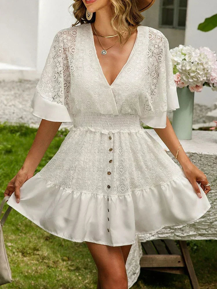 Boho krajkové šaty Carole — pohled 3