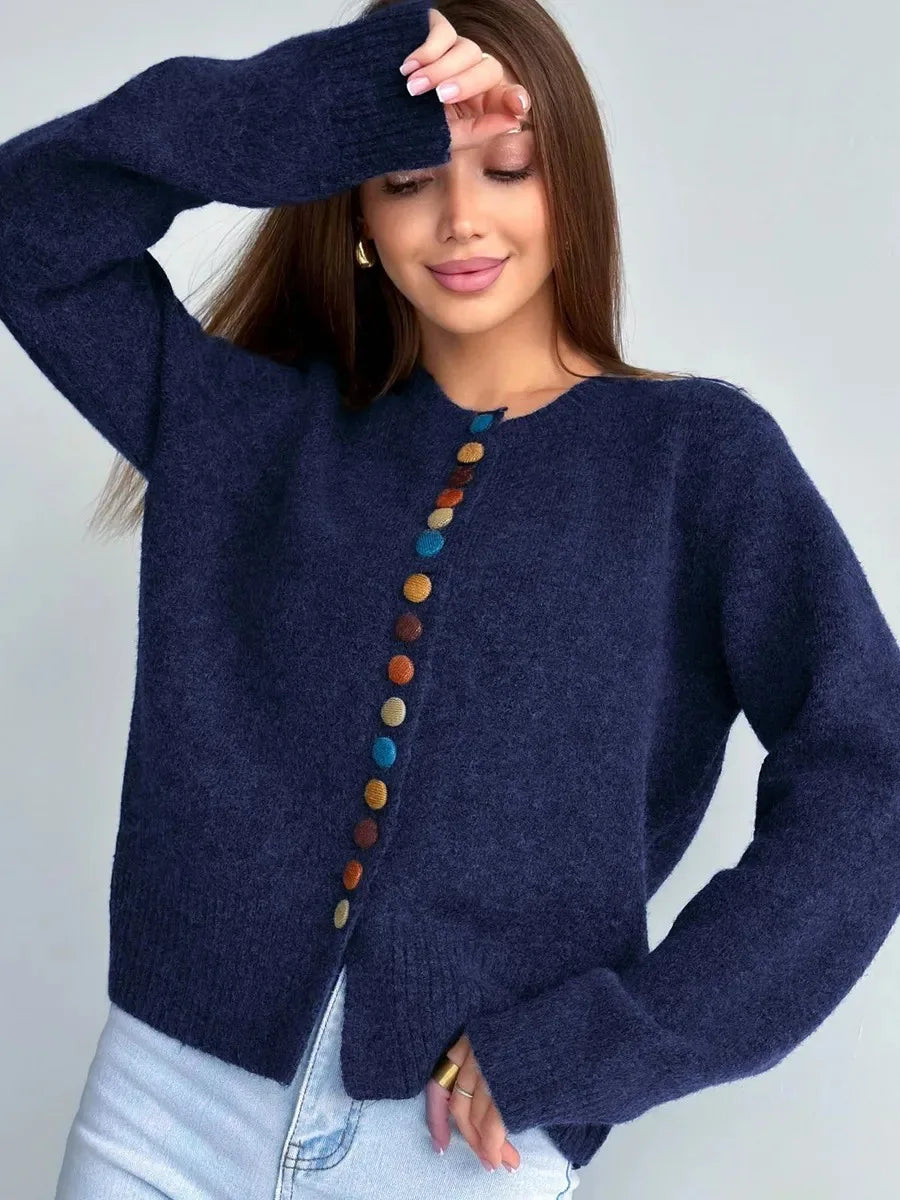 Kardigan Nicole s knoflíkovými detaily — pohled 3