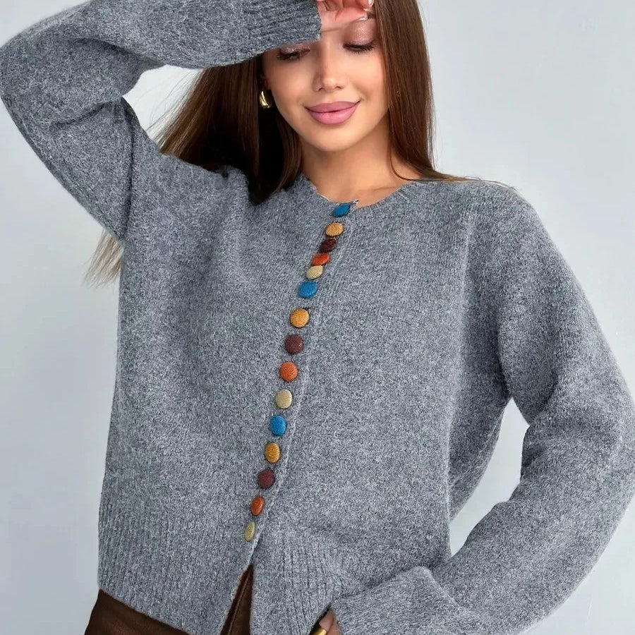 Kardigan Nicole s knoflíkovými detaily — pohled 2