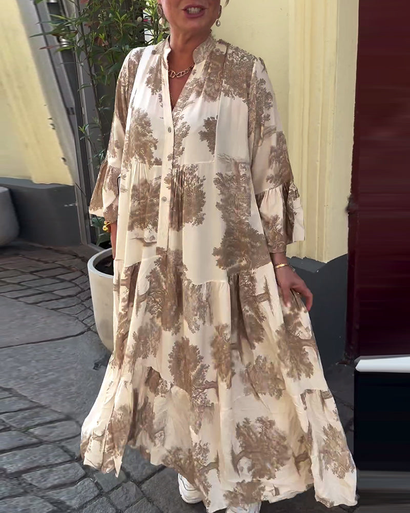 Splývavé maxi šaty Ophelia — pohled 5
