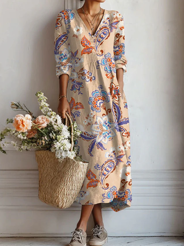 Boho maxi šaty Alba