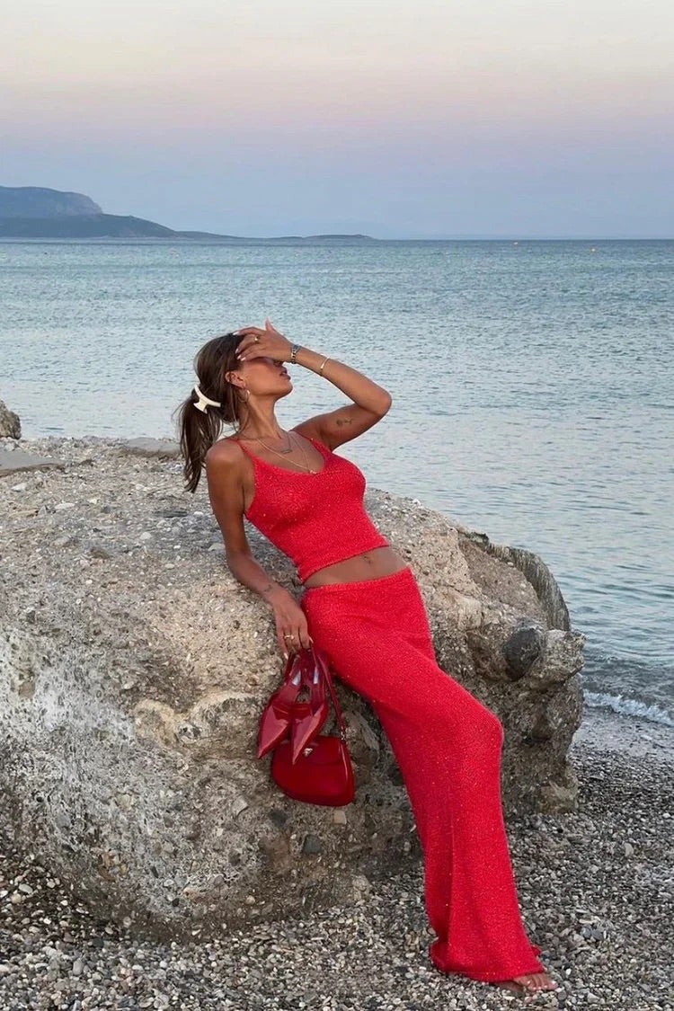 Elegantní úpletový komplet Lyla — pohled 2