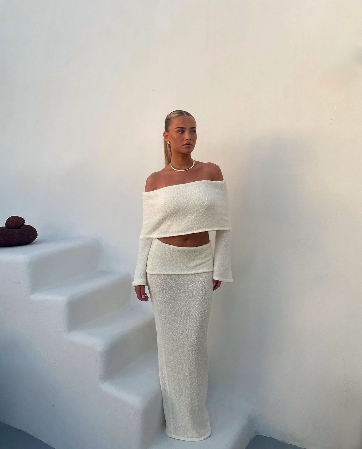 Elegantní komplet v maxi délce Amiyah — pohled 4