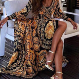 Boho šaty s potiskem Faye — pohled 7