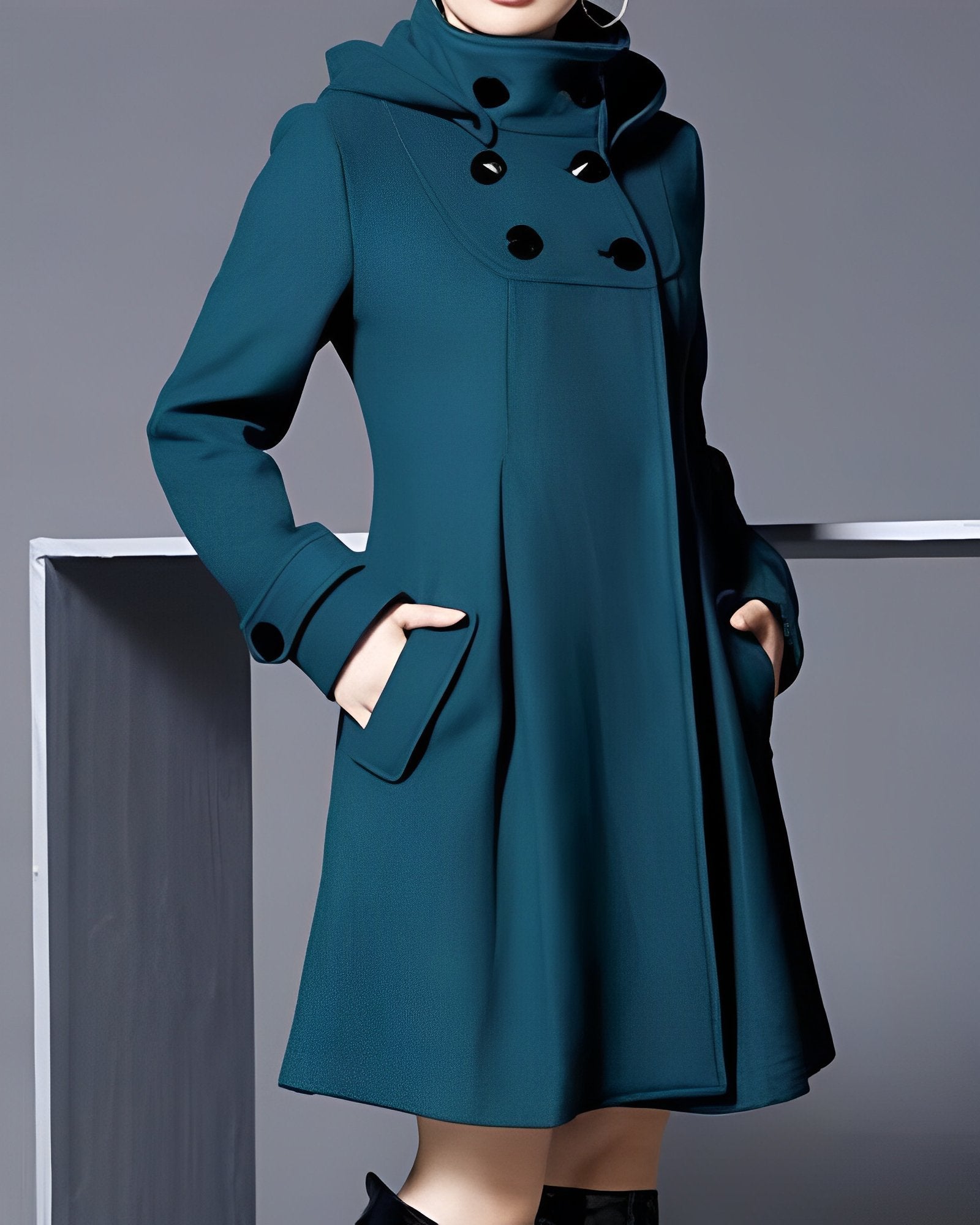 Elegantní kabát Mariana — pohled 2