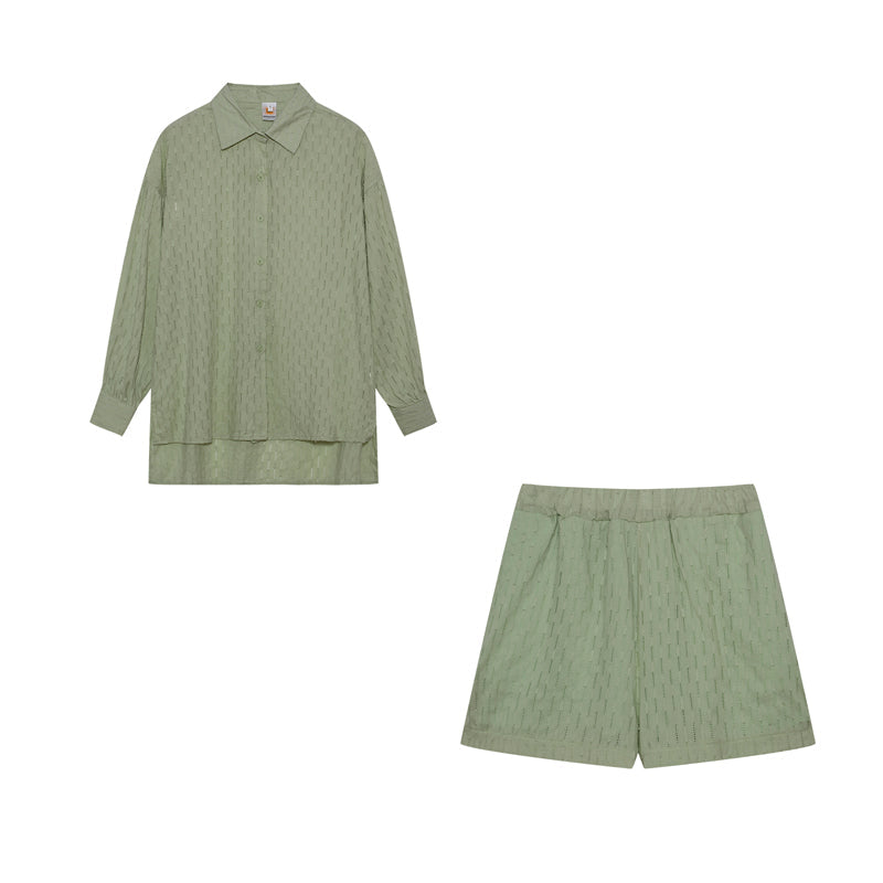 Lehký komplet Elizabeth s košilí a šortkami — pohled 12