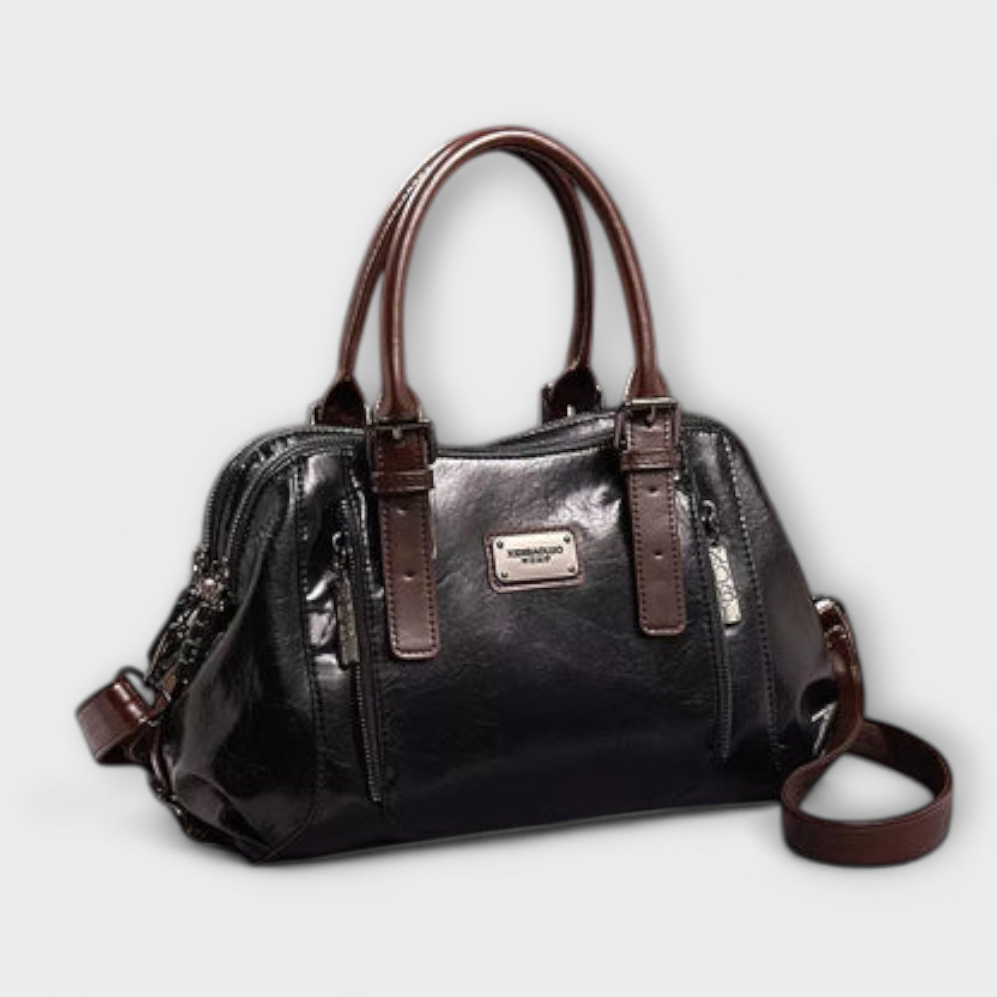 Elegantní vintage kabelka přes rameno Solara — pohled 3