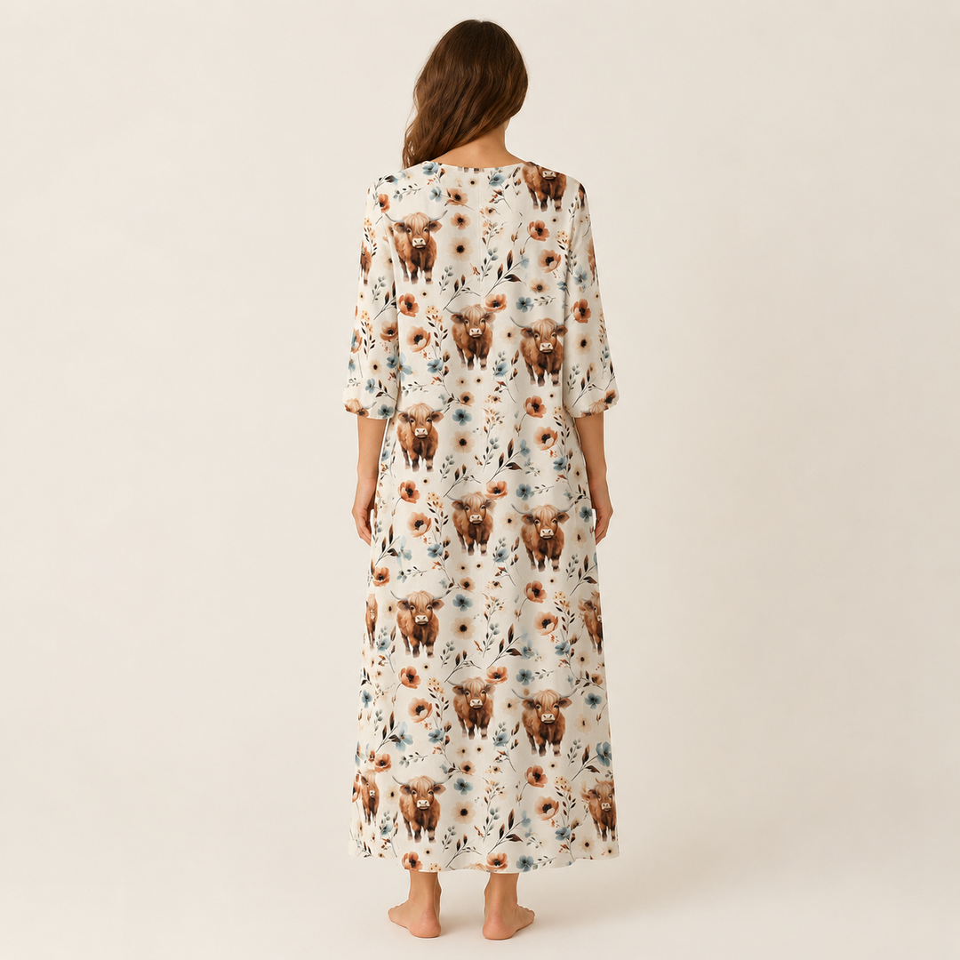 Boho maxi šaty Estela — pohled 4