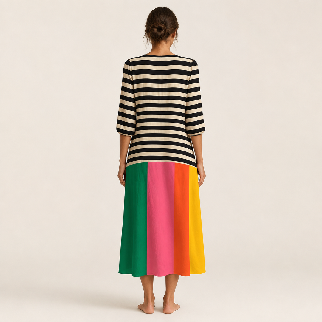 Boho maxi šaty Vega — pohled 4