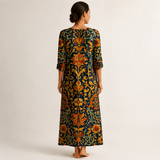 Dlouhé boho šaty Sofía — pohled 4