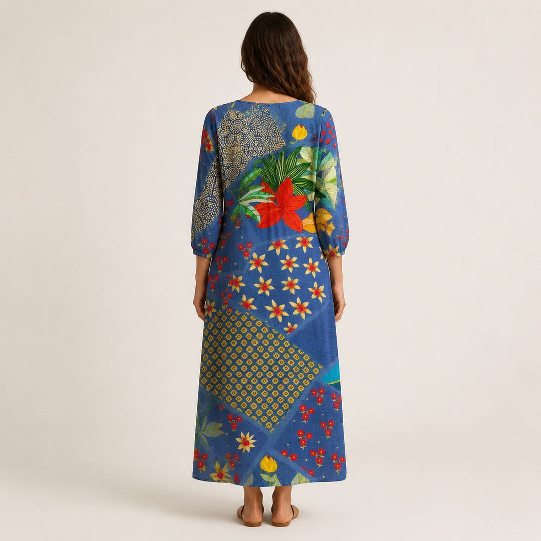 Boho maxi šaty María — pohled 4