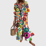 Elegantní boho maxi šaty Zariah — pohled 6