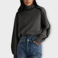Elegantní svetr Ripeka se stojáčkem — pohled 2