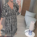Boho šaty Lillia s potiskem — pohled 2