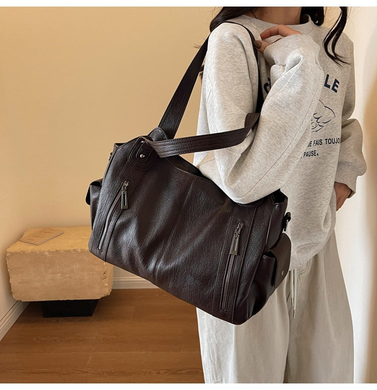 Kožená taška shopper Amira — pohled 5