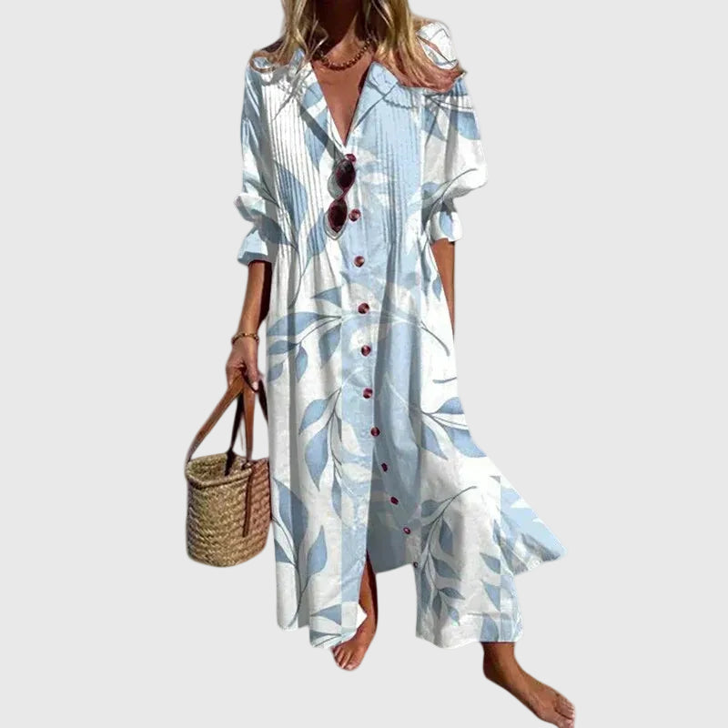 Elegantní boho maxi šaty Zariah — pohled 5