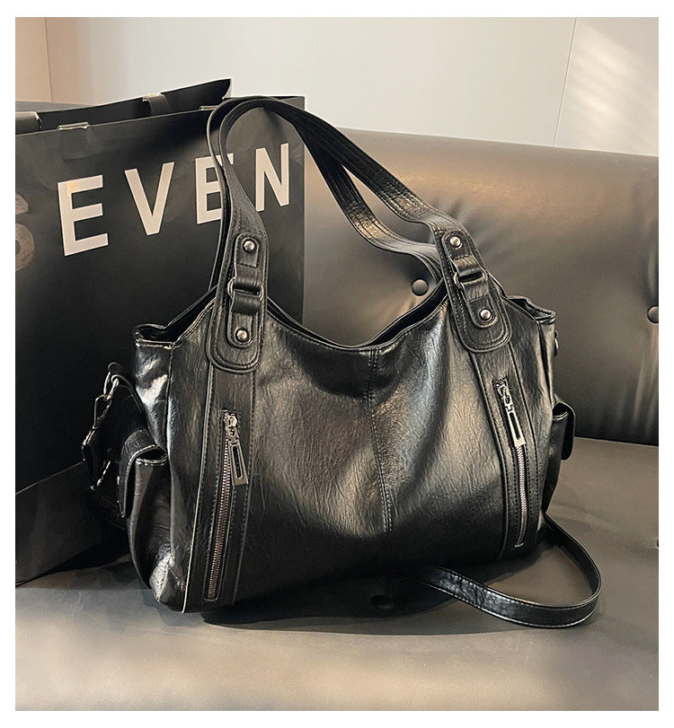 Kožená taška shopper Amira — pohled 11