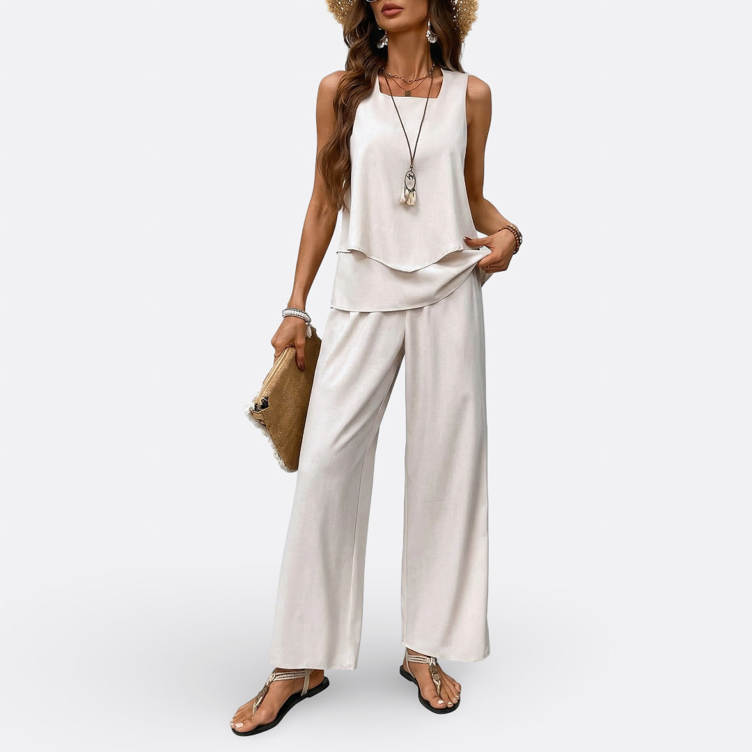 Dvoudílný komplet Isis rovného střihu — pohled 3