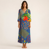Boho maxi šaty María — pohled 2