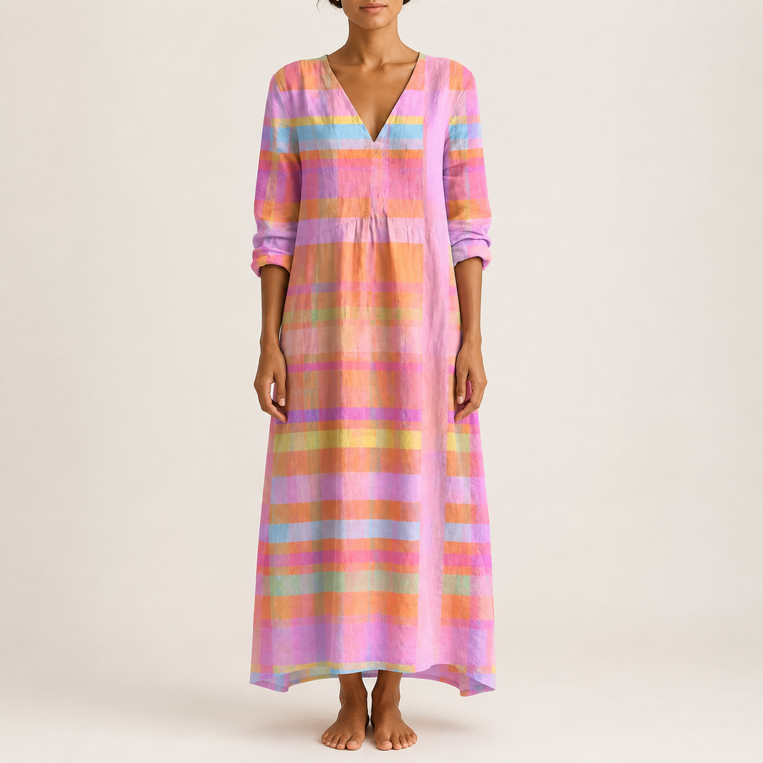 Boho maxi šaty Inés — pohled 2