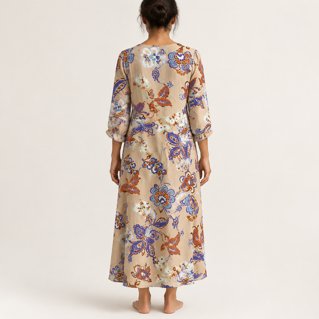 Boho maxi šaty Alba — pohled 4