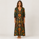 Dlouhé boho šaty Sofía — pohled 2