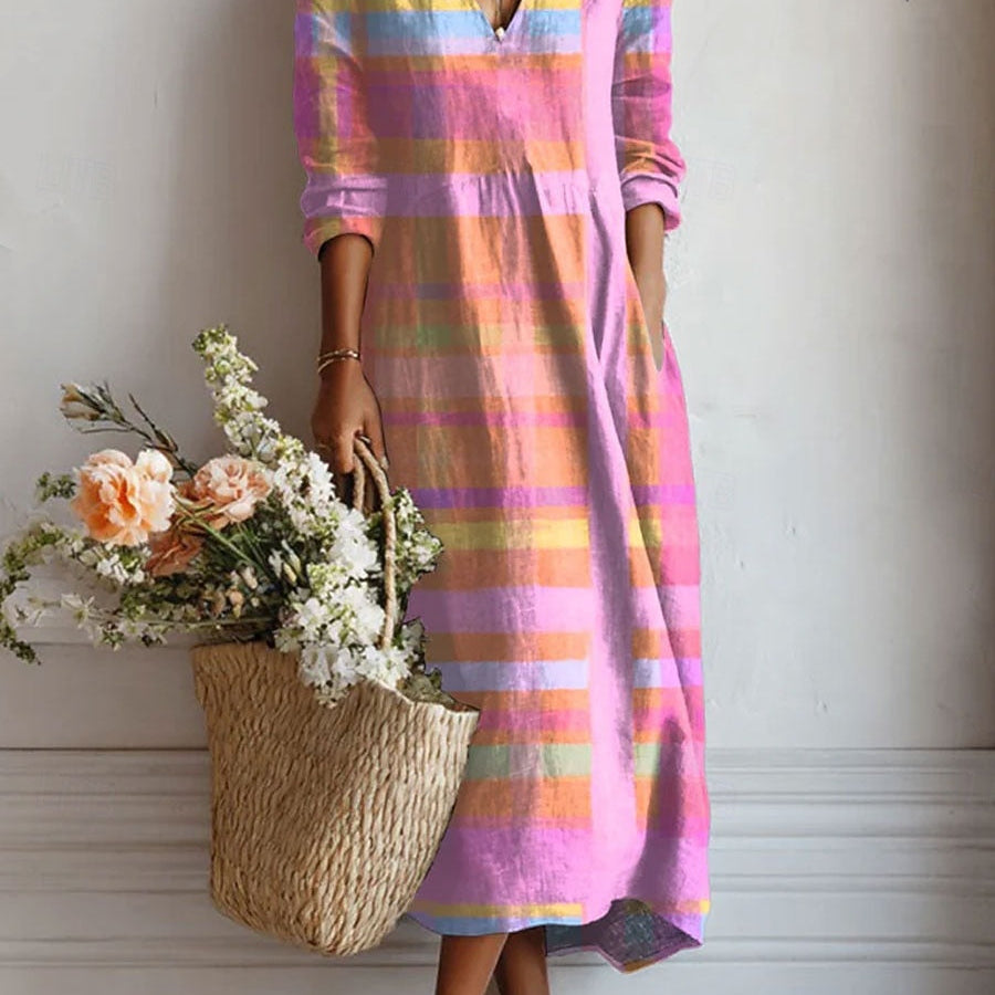 Boho maxi šaty Inés