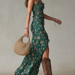 Boho retro maxi šaty Mika — pohled 2