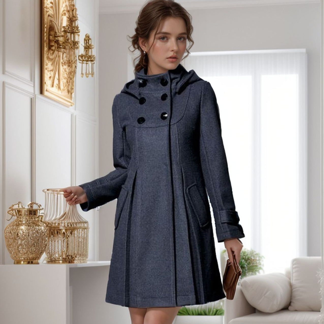 Elegantní kabát Mariana — pohled 3