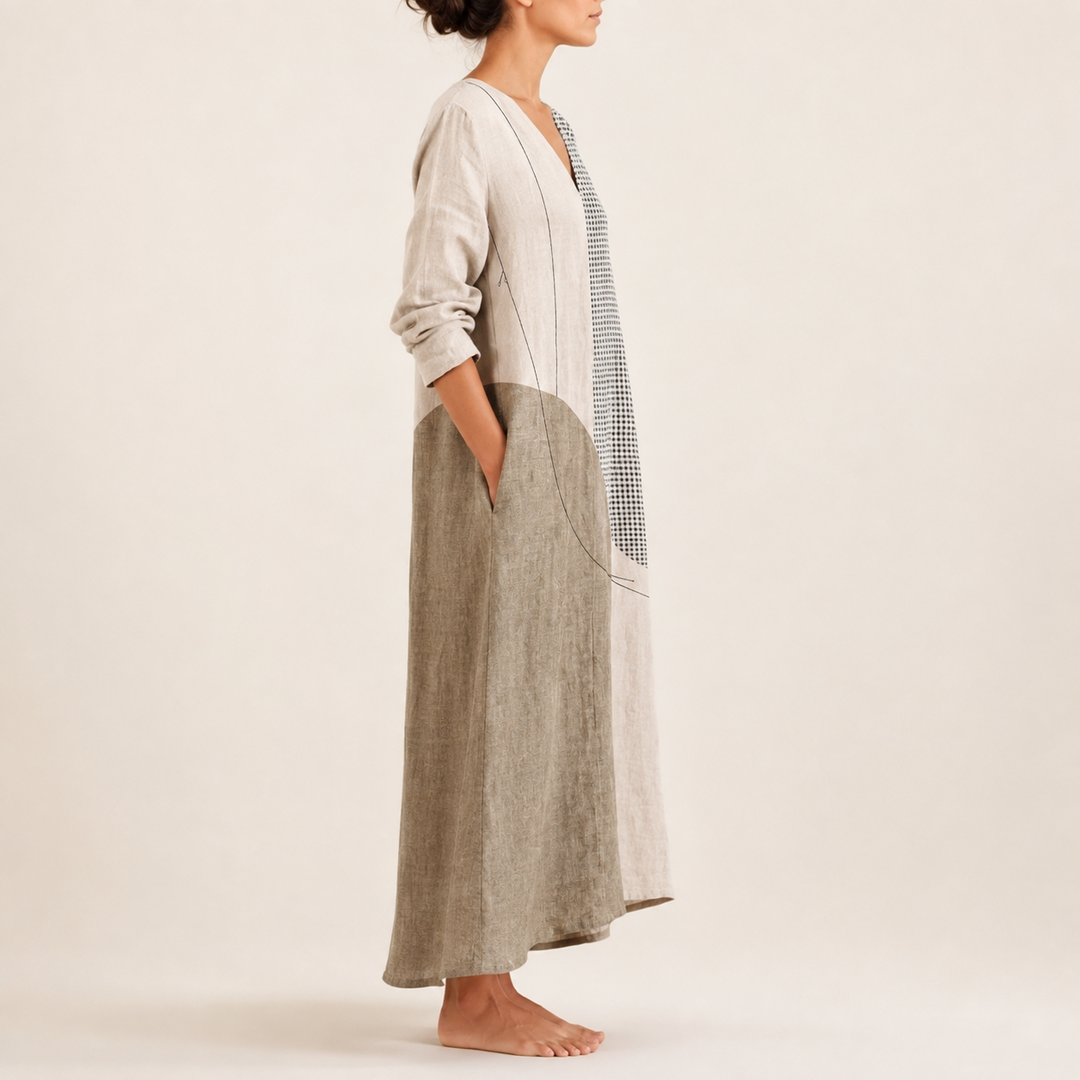 Elegantní pruhované šaty Julia — pohled 3