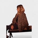 Moderní kabát s leopardím vzorem Rosa — pohled 8