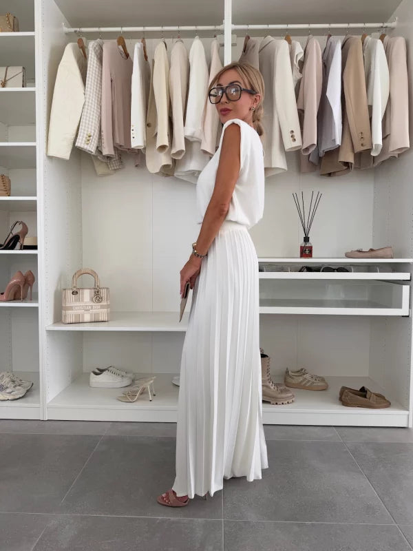 Elegantní plisovaný komplet Marian — pohled 6