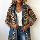 Dlouhá bunda Regina™ s leopardím vzorem