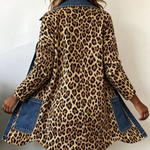 Dlouhá bunda Regina™ s leopardím vzorem — pohled 3
