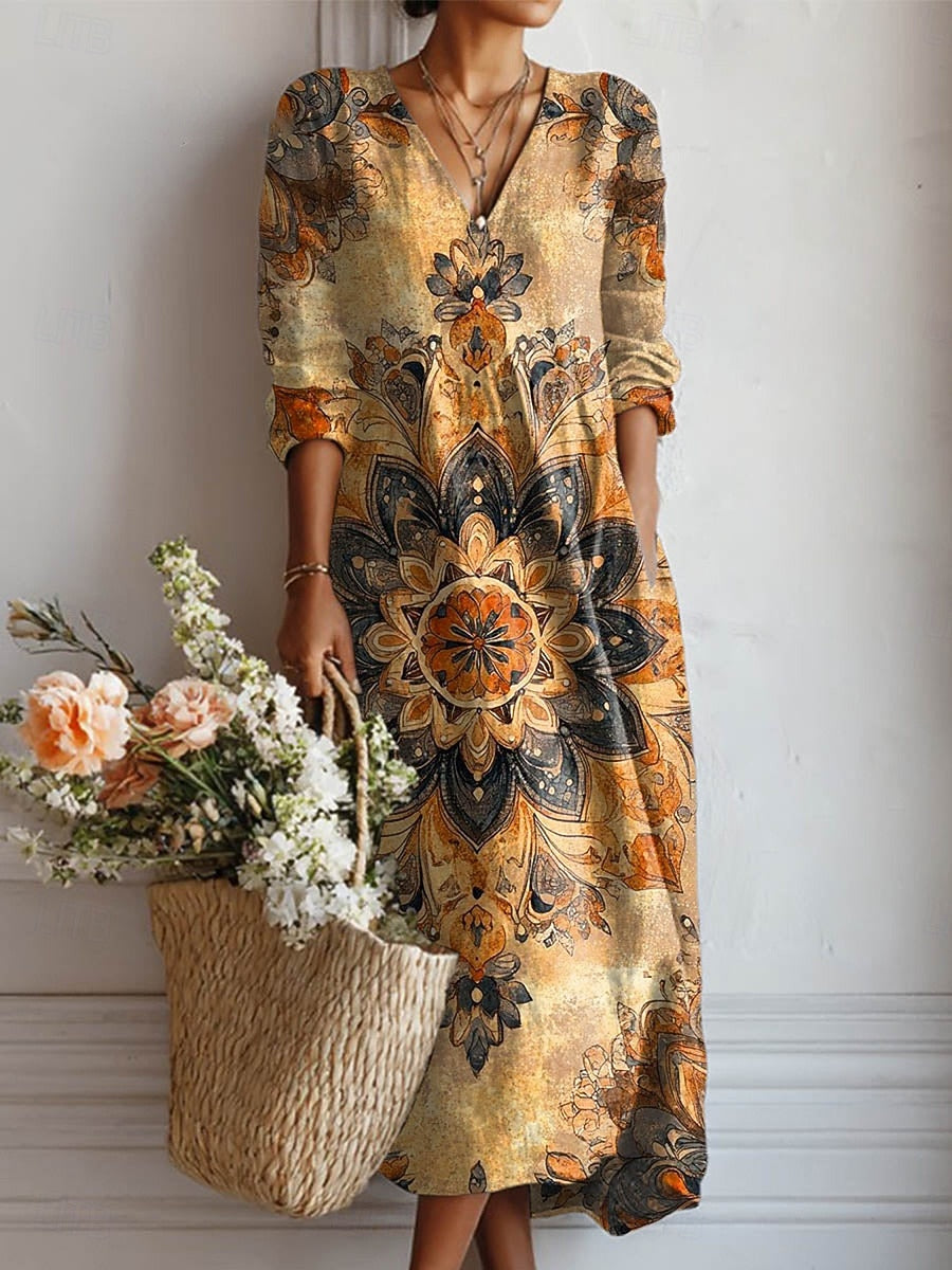Boho maxi šaty Beatriz