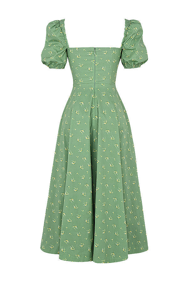 Šaty Aviana Bloom s nabíranými rukávy — pohled 8