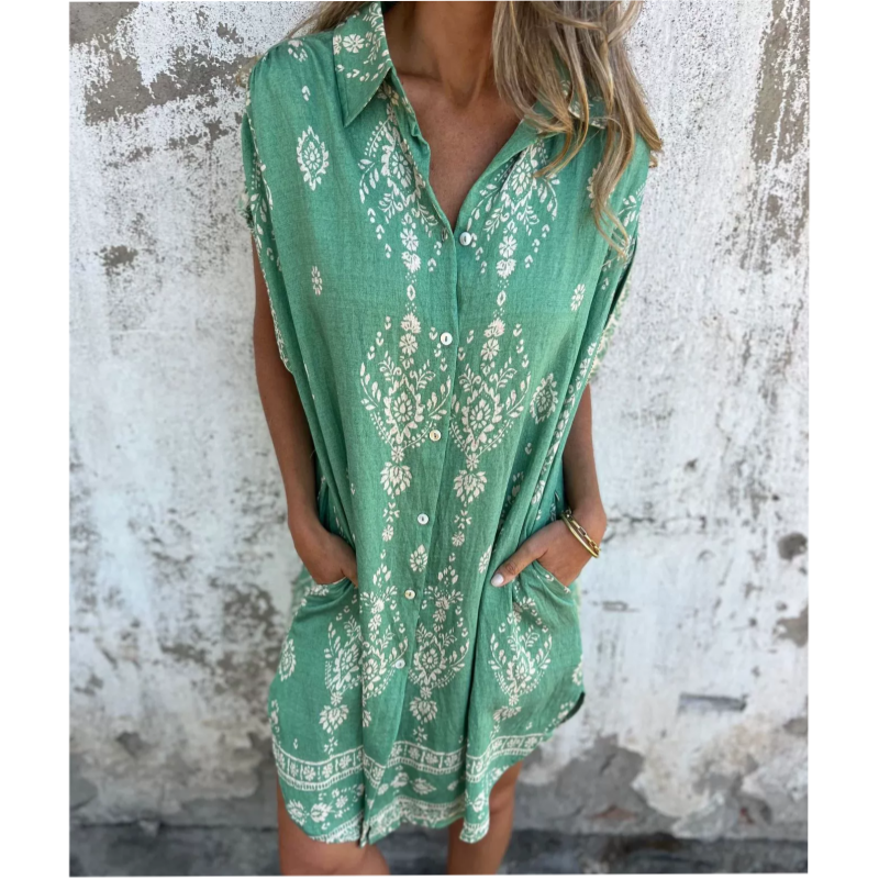 Boho vintage šaty Mica — pohled 2
