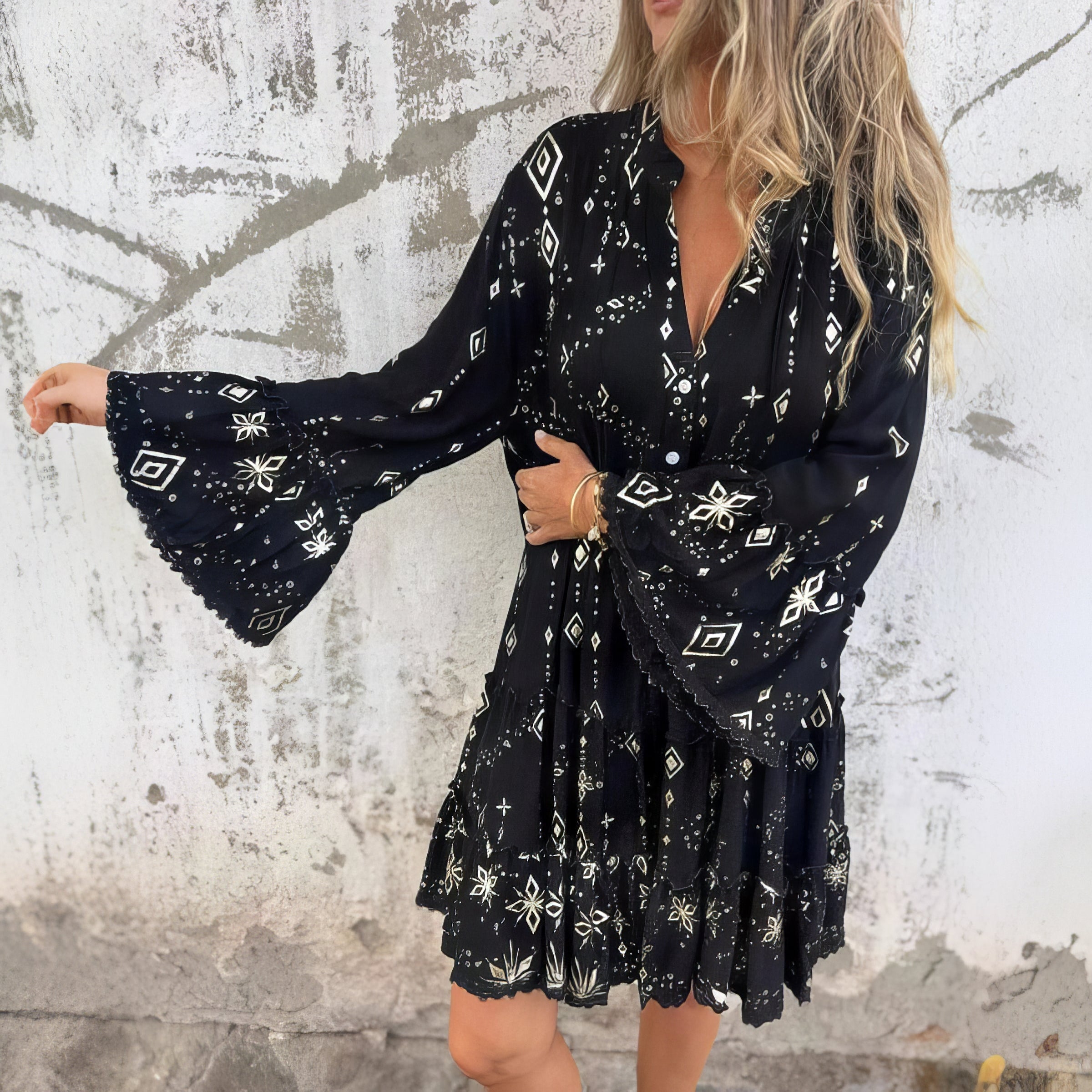 Boho šaty Gayle — pohled 3